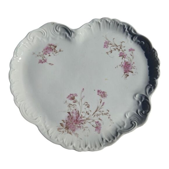 VTG Carlsbad China Heart Serving Platter - Picture 1 of 5